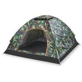 3/4 Person Instant Pop Up Dome Tent Waterproof Camping Tent w/Mosquito Net Doors Bags